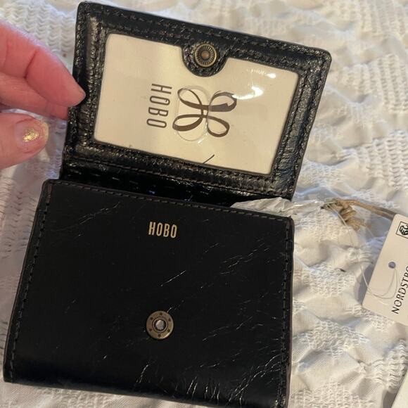 Hobo womens cardholder Wallet black NEW with tags - Picture 4 of 12